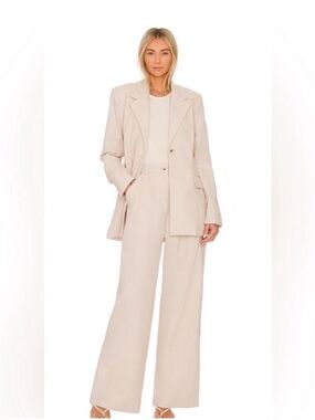 Weworewhat Wide-Leg High-Waist Tailored Women's Trousers